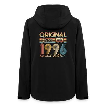 30e anniversaire, 30 ans - Veste softshell femme recyclée Stanley/Stella - noir - Dos - AI Model Female 172 light (172cm)