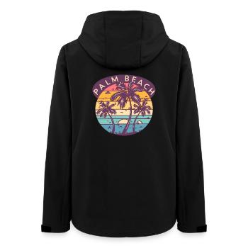 Palm Beach - Veste softshell femme recyclée Stanley/Stella - noir - Dos - AI Model Female 172 light (172cm)