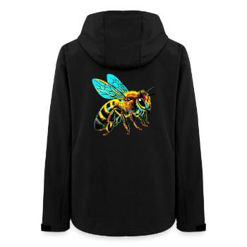 Abeille - Veste softshell femme recyclée Stanley/Stella - noir - Dos - AI Model Female 172 light (172cm)