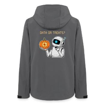 Data or Treats ? - Women’s Recycled Softshell Jacket by Stanley/Stella - anthracite - Back - AI Model Female 172 light (172cm)