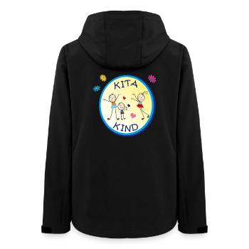 Kita Kind - Women’s Recycled Softshell Jacket by Stanley/Stella - black - Back - AI Model Female 172 light (172cm)