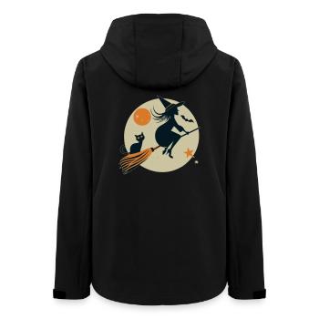 Heks - Dames softshelljas van gerecycled polyester Stanley/Stella - zwart - Achter - AI Model Female 172 light (172cm)