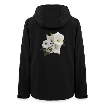 WEISSE CALLAS - Frauen Recycelte Softshelljacke von Stanley/Stella - Schwarz - Hinten - AI Model Female 172 light (172cm)