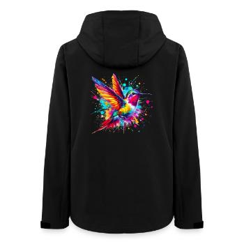 Kolibri - Frauen Recycelte Softshelljacke von Stanley/Stella - Schwarz - Hinten - AI Model Female 172 light (172cm)