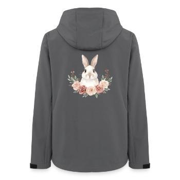 Rabbit - Women’s Recycled Softshell Jacket by Stanley/Stella - anthracite - Back - AI Model Female 172 light (172cm)