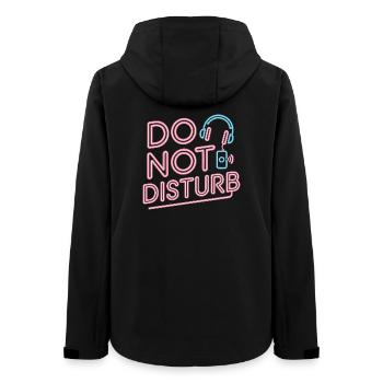 Ne dérangez pas le paresseux antisocial - Veste softshell femme recyclée Stanley/Stella - noir - Dos - AI Model Female 172 light (172cm)