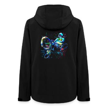 BMX Bike Bike Bike - VTT - Mountain Bike - Veste softshell femme recyclée Stanley/Stella - noir - Dos - AI Model Female 172 light (172cm)