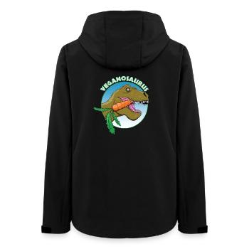 Dinosaure Végan - Veste softshell femme recyclée Stanley/Stella - noir - Dos - AI Model Female 172 light (172cm)