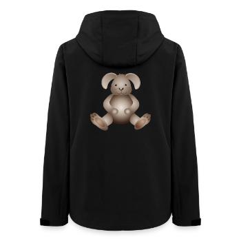 Lapin doré sucré-sucré comme animal de compagnie - Veste softshell femme recyclée Stanley/Stella - noir - Dos - AI Model Female 172 light (172cm)
