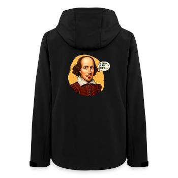 Shakespeare "To Beer or Not to Beer" Funny Lit - Women’s Recycled Softshell Jacket by Stanley/Stella - black - Back - AI Model Female 172 light (172cm)