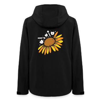 Dental Dentist Receptionist Dentist - Women’s Recycled Softshell Jacket by Stanley/Stella - black - Back - AI Model Female 172 light (172cm)