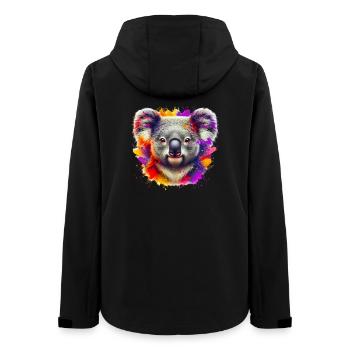 Koala - Veste softshell femme recyclée Stanley/Stella - noir - Dos - AI Model Female 172 light (172cm)