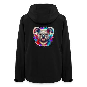 Koala - Veste softshell femme recyclée Stanley/Stella - noir - Dos - AI Model Female 172 light (172cm)