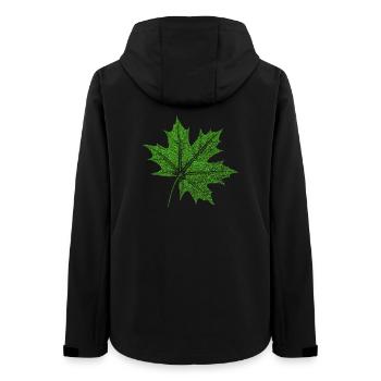 Érable feuillu / Feuille d’érable - Veste softshell femme recyclée Stanley/Stella - noir - Dos - AI Model Female 172 light (172cm)