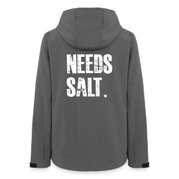 Funny Chef Head Chef Baker Chef Restaurant Needs S - Women’s Recycled Softshell Jacket by Stanley/Stella - anthracite - Back - AI Model Female 172 light (172cm)