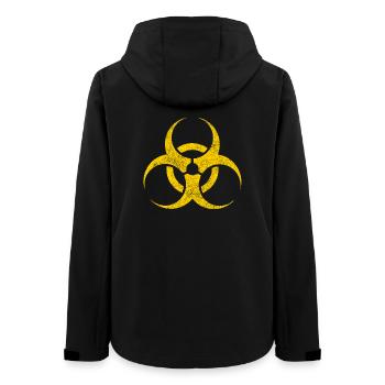 Biohazard - biohazard - Women’s Recycled Softshell Jacket by Stanley/Stella - black - Back - AI Model Female 172 light (172cm)