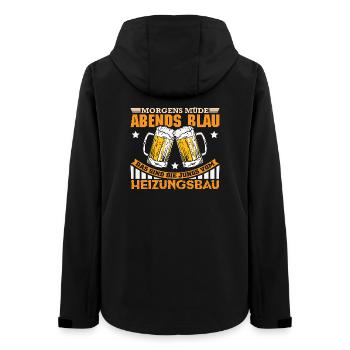 Heating Engineer Heating Construction Plumber Plumber - Women’s Recycled Softshell Jacket by Stanley/Stella - black - Back - AI Model Female 172 light (172cm)