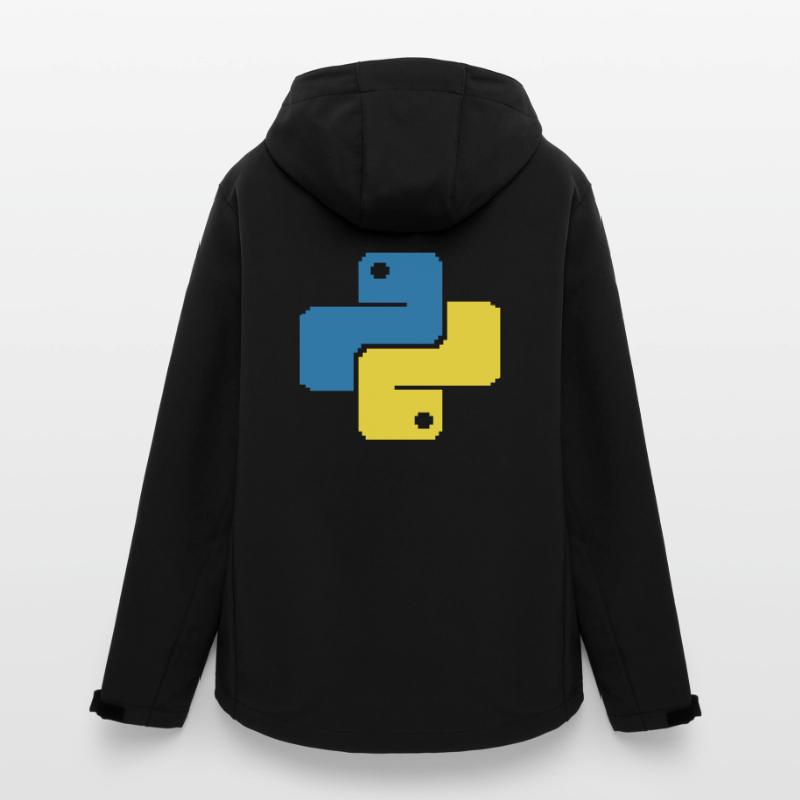 Python Pixelart Frauen Recycelte Softshelljacke von Stanley/Stella
