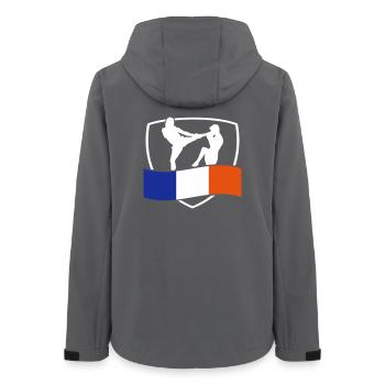 arts martiaux - Veste softshell femme recyclée Stanley/Stella - charbon - Dos - AI Model Female 172 light (172cm)