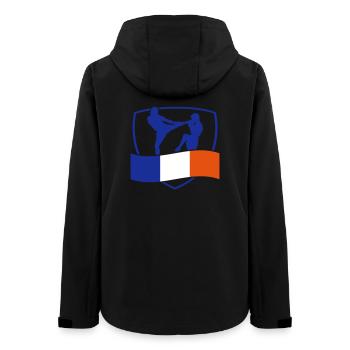 arts martiaux - Veste softshell femme recyclée Stanley/Stella - noir - Dos - AI Model Female 172 light (172cm)