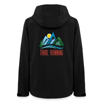 Trail Running - Veste softshell femme recyclée Stanley/Stella - noir - Dos - AI Model Female 172 light (172cm)