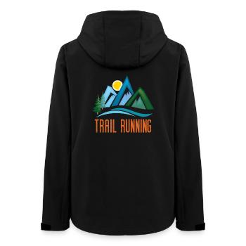 Trail Running - Veste softshell femme recyclée Stanley/Stella - noir - Dos - AI Model Female 172 light (172cm)