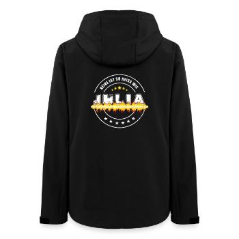 Keine ist so heiss wie Julia - Frauen Recycelte Softshelljacke von Stanley/Stella - Schwarz - Hinten - AI Model Female 172 light (172cm)