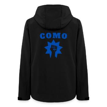 Como - Women’s Recycled Softshell Jacket by Stanley/Stella - black - Back - AI Model Female 172 light (172cm)
