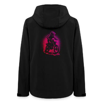 Déclaration directe sur le motocross - Veste softshell femme recyclée Stanley/Stella - noir - Dos - AI Model Female 172 light (172cm)