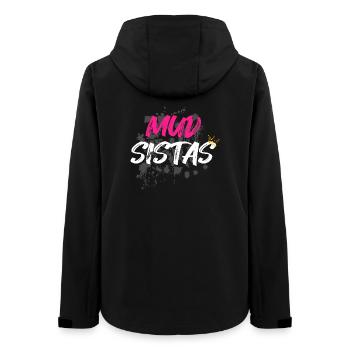Mud sistas Schlammlauf Mud Run Muddy Race - Frauen Recycelte Softshelljacke von Stanley/Stella - Schwarz - Hinten - AI Model Female 172 light (172cm)