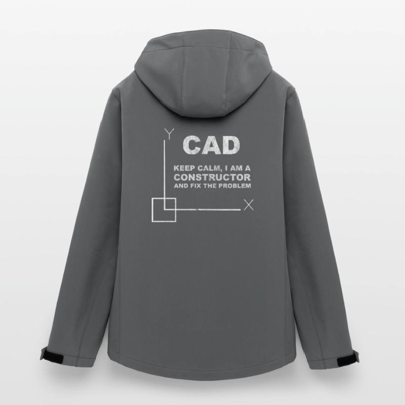 CAD Keep Calm Constructor Engineering Veste softshell femme recyclée Stanley/Stella