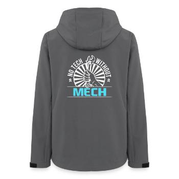 Mechanical Engineering Mechanical Engineer - Women’s Recycled Softshell Jacket by Stanley/Stella - anthracite - Back - AI Model Female 172 light (172cm)