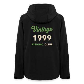 Millésime 1999 – Année de naissance rétro du club de pêche - Veste softshell femme recyclée Stanley/Stella - noir - Dos - AI Model Female 172 light (172cm)