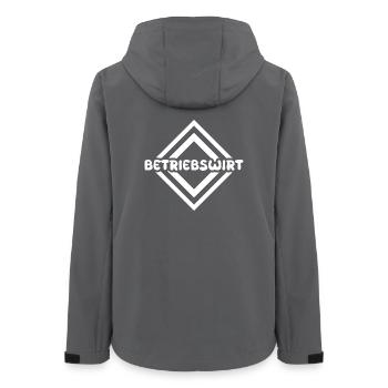 Économiste d’affaires comme métier - Veste softshell femme recyclée Stanley/Stella - charbon - Dos - AI Model Female 172 light (172cm)
