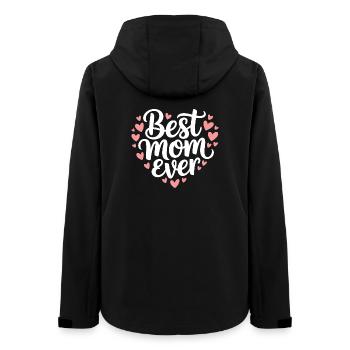 Die beste Mutter aller Zeiten - Frauen Recycelte Softshelljacke von Stanley/Stella - Schwarz - Hinten - AI Model Female 172 light (172cm)