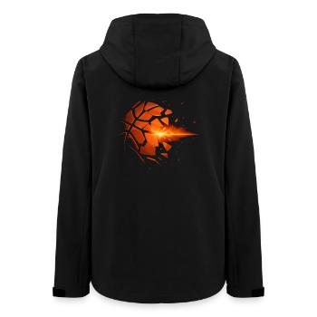 Basketball Basketball Player Gift Idea Baller Bball - Women’s Recycled Softshell Jacket by Stanley/Stella - black - Back - AI Model Female 172 light (172cm)
