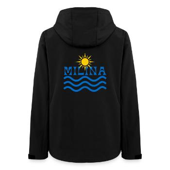 Milina Soleil et Vagues - Veste softshell femme recyclée Stanley/Stella - noir - Dos - AI Model Female 172 light (172cm)
