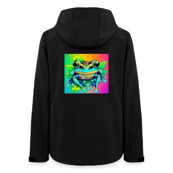 grenouille - Veste softshell femme recyclée Stanley/Stella - noir - Dos - AI Model Female 172 light (172cm)
