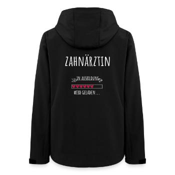 Zahnmedizin Studentin Beruf Ausbildung Zahnärztin - Frauen Recycelte Softshelljacke von Stanley/Stella - Schwarz - Hinten - AI Model Female 172 light (172cm)