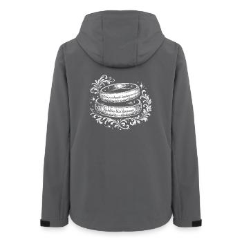 Evlenmek - Veste softshell femme recyclée Stanley/Stella - charbon - Dos - AI Model Female 172 light (172cm)