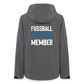 Équipe de football - Veste softshell femme recyclée Stanley/Stella - charbon - Dos - AI Model Female 172 light (172cm)