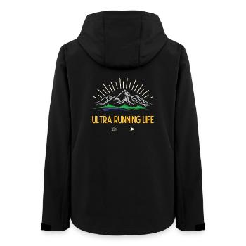 Ultra Running Life - Women’s Recycled Softshell Jacket by Stanley/Stella - black - Back - AI Model Female 172 light (172cm)