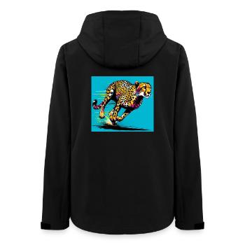 guépard - Veste softshell femme recyclée Stanley/Stella - noir - Dos - AI Model Female 172 light (172cm)