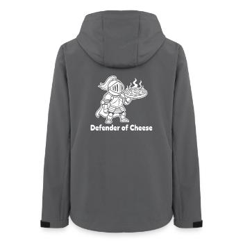 Ritter der Käsepizza - Frauen Recycelte Softshelljacke von Stanley/Stella - Anthrazit - Hinten - AI Model Female 172 light (172cm)