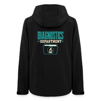 Semaine du laboratoire de pathologie, Diagnostic, - Veste softshell femme recyclée Stanley/Stella - noir - Dos - AI Model Female 172 light (172cm)