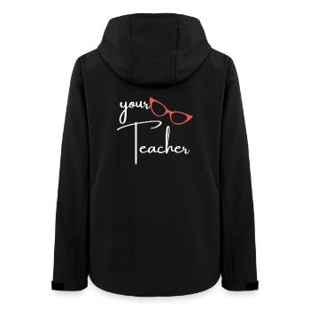 Dein Geschenkhemd für Lehrerschulbildung - Frauen Recycelte Softshelljacke von Stanley/Stella - Schwarz - Hinten - AI Model Female 172 light (172cm)