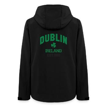Dublin - Irlande - Veste softshell femme recyclée Stanley/Stella - noir - Dos - AI Model Female 172 light (172cm)