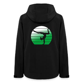 Gymnaste Gymnastique Club de gymnastique Gymnastique Gymnastique - Veste softshell femme recyclée Stanley/Stella - noir - Dos - AI Model Female 172 light (172cm)