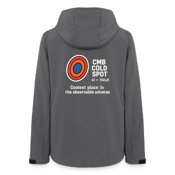 CMB Cold Spot - Women’s Recycled Softshell Jacket by Stanley/Stella - anthracite - Back - AI Model Female 172 light (172cm)