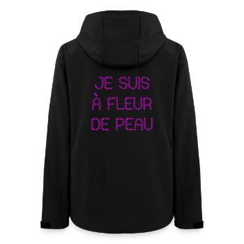 ICH BIN GERADE! - Frauen Recycelte Softshelljacke von Stanley/Stella - Schwarz - Hinten - AI Model Female 172 light (172cm)